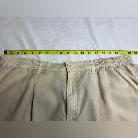Aerie cream Anytime High waisted trouser with wide leg. Size XL - Picture 7 of 9
